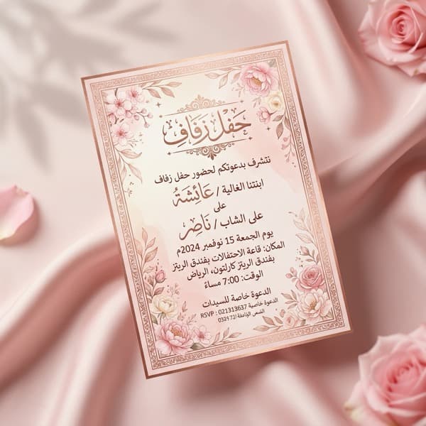 دعوة زواج نساء